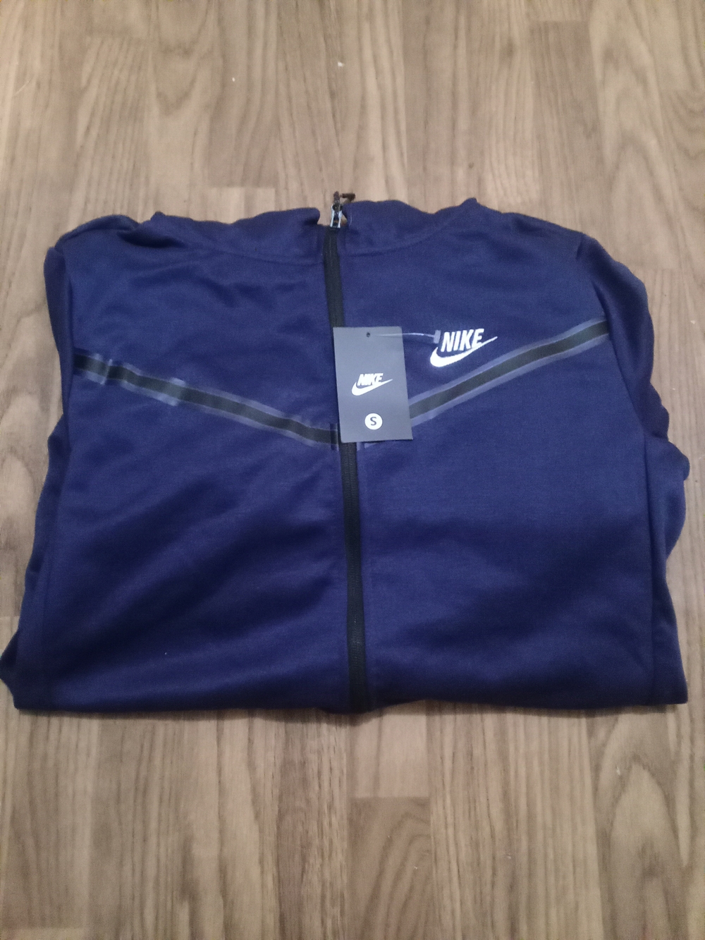 Nike Men's Navy Full-Zip Athletic Jacket